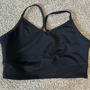 Torrid longline black sports bra size 2